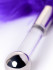Кисточка для щекотания с фиолетовыми пёрышками - 13 см