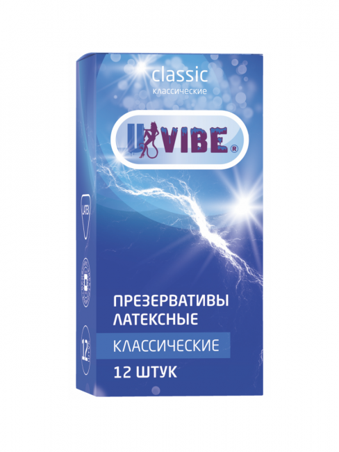 Презервативы Классичиские UVIBE 12шт