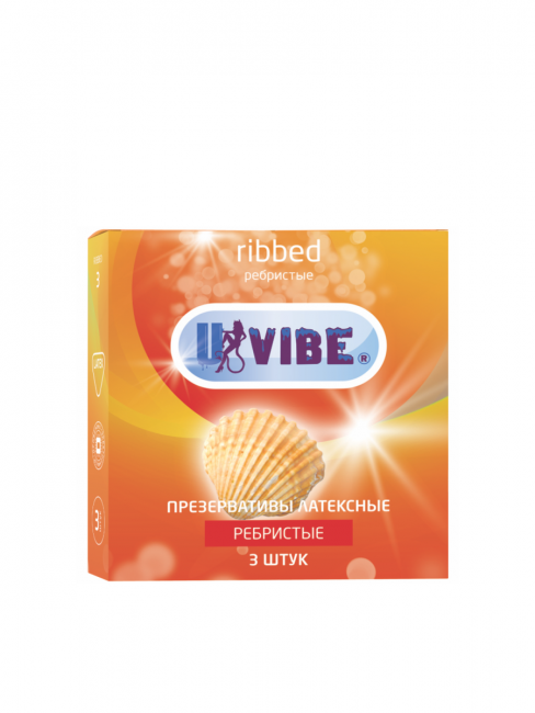 Презервативы ребристые UVIBE 3 шт