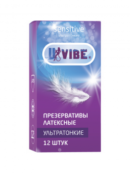 Презервативы Ультратонкие UVIBE 12шт
