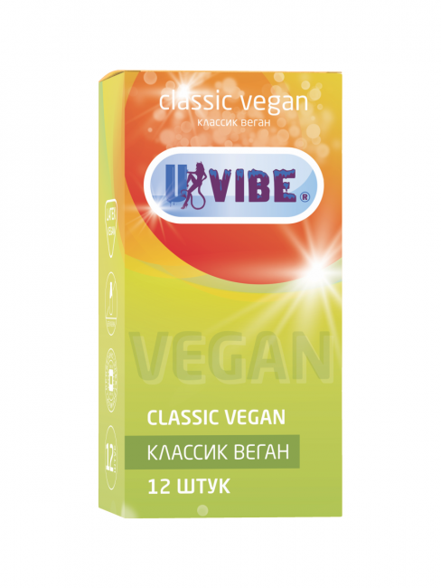 Презервативы Классик VEGAN  UVIBE 12шт